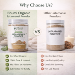 Bhumi Organic Jatamansi Powder 360g | For Sound Sleep, Stress Relief & Hair Growth