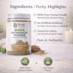Bhumi Organic Jatamansi Powder 360g | For Sound Sleep, Stress Relief & Hair Growth