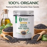 Bhumi Organic Black Sesame Seeds | Pure Natural | Ayurvedic Superfood | 600g