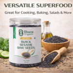 Bhumi Organic Black Sesame Seeds | Pure Natural | Ayurvedic Superfood | 600g