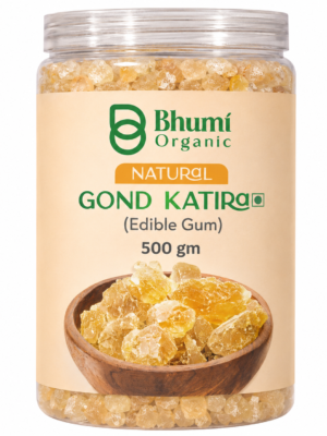 Bhumi Organic Gond Katira 500g (Pack of 2)| Natural Body Coolant & Energy Booster