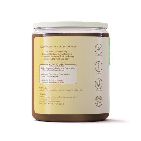 Bhumi Organic Natural Jatamansi Root Powder, 180g