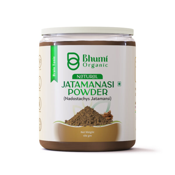 Bhumi Organic Natural Jatamansi Root Powder, 180g
