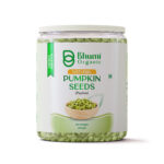 Bhumi Organic Raw Pumpkin Seeds – 300g | Shelled, Unsalted, Non-GMO, Vegan