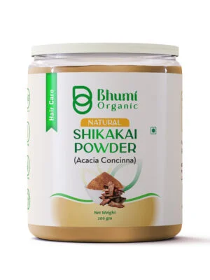 Bhumi Organic , Shikakai Powder , Acacia concinna , 200 gm