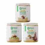 Bhumi Organic Hair Care Powder Set, Amla 250g, Reetha 250g, Shikakai 200g , Natural Hair Treatment