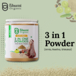 Bhumi Organic 3-in-1 Hair Powder with Amla, Bhringraj, Shikakai | 400g