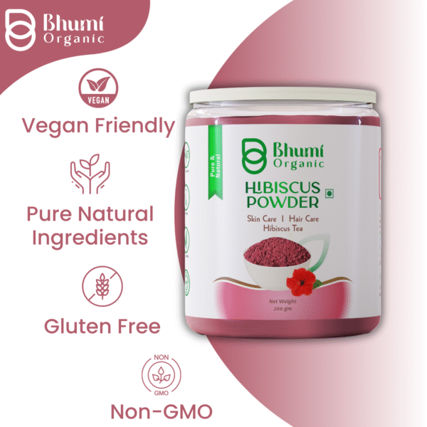 Pure Natural Hibiscus Powder 400g | For Hair Growth, Skin Care & Tea