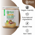Bhumi Organic 5-in-1 Hair Care Powder 400g | Amla, Bhringraj | For Hair Fall & Growth