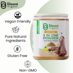 Bhumi Organic 3-in-1 Hair Powder with Amla, Bhringraj, Shikakai | 400g