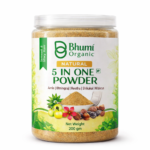 Bhumi Organic 5-in-1 Hair Care Powder 400g | Amla, Bhringraj | For Hair Fall & Growth