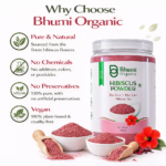 Pure Natural Hibiscus Powder 200g | For Hair Growth, Skin Care & Tea