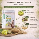 Bhumi Organic 3-in-1 Hair Powder with Amla, Bhringraj, Shikakai | 200g