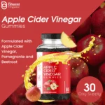 Apple Cider Vinegar Gummies, 60 Count, Dietary Supplement, Vegan, Gluten-Free