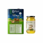 Bhumi Organic Full Moon Gir Cow Bilona Ghee - Made From Curd (5 LTR)(TIN PACK)+ (FREE 1 ltr gir cow ghee)