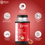 Apple Cider Vinegar Gummies, 60 Count, Dietary Supplement, Vegan, Gluten-Free