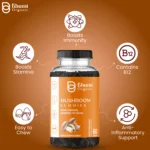 Mushroom Gummies, 2500mg Functional Mushrooms, 60 Gummies, Sugar-Free