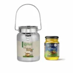 Bhumi Organic Gir Cow Bilona Ghee - Made From Curd (5 LTR)(DOLCHI) + (500 ML FULL MOON GIR GHEE)