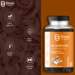 Mushroom Gummies, 2500mg Functional Mushrooms, 60 Gummies, Sugar-Free