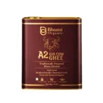 Bhumi Organic A2 Gir Cow Bilona Ghee (5 LTR)(TIN PACK) | Traditional Wooden Churned