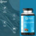 Ashwagandha Gummies, Mixed Berry Flavour, 60 Count, Vegan, Gluten-Free