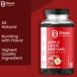 Apple Cider Vinegar Gummies, 60 Count, Dietary Supplement, Vegan, Gluten-Free
