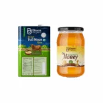 Bhumi Organic Full Moon Gir Cow Bilona Ghee - Made From Curd (2 LTR )(TIN PACK)+ Free 1 kg MultiFlora Honey