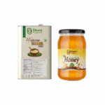 Bhumi Organic Gir Cow Bilona Ghee - Made From Curd (2 LTR )(TIN PACK)+ Free 1 kg MultiFlora Honey