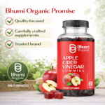 Apple Cider Vinegar Gummies | Vegan & Gluten-Free Detox Support | 60 Count