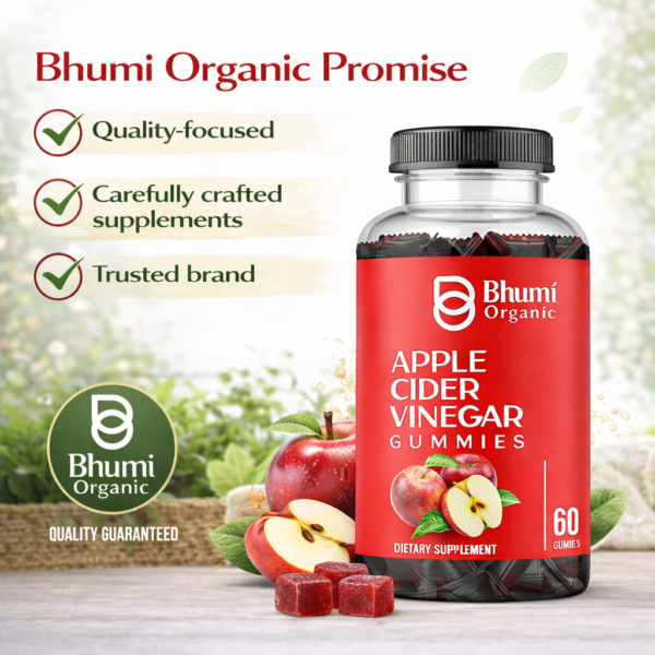 Apple Cider Vinegar Gummies | Vegan & Gluten-Free Detox Support | 60 Count
