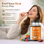Mushroom Gummies | 2500mg Functional Mushrooms | Sugar-Free | 60 Gummies