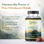 Pure Himalayan Shilajit Gummies | Fulvic Acid + Ashwagandha | Energy & Vitality | 60 Count