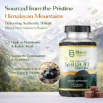 Pure Himalayan Shilajit Gummies | Fulvic Acid + Ashwagandha | Energy & Vitality | 60 Count