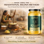 Desi Cow A2 Bilona Ghee Made from Curd | 15 KG (TIN PACK) | Traditional Wooden Churned