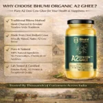 Desi Cow A2 Bilona Ghee Made from Curd | 15 KG (TIN PACK) | Traditional Wooden Churned