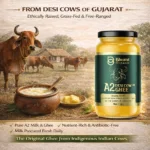 Desi Cow A2 Bilona Ghee Made from Curd | 1 LTR | Traditional Wooden Churned (12 month)