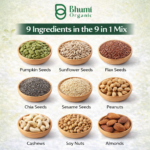 Bhumi Organic 9 in 1 Snack Mix – Nuts & Seeds Mix (300g)