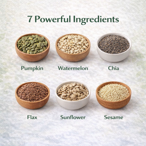 Bhumi Organic 7 in 1 Seeds Mix – Roasted Edible Seeds (300g)