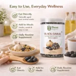 Bhumi Organic Fermented Black Garlic | 500g | Aged Superfood for Heart & Immunity