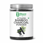 Bhumi Organic Activated Bamboo Charcoal Powder for Face, Hair & Body - 400gm