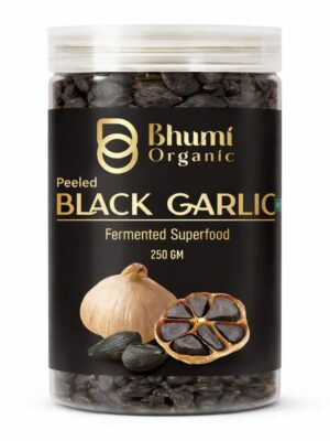 Bhumi Organic Fermented Black Garlic | 250 GM | Aged Superfood for Heart & Immunity