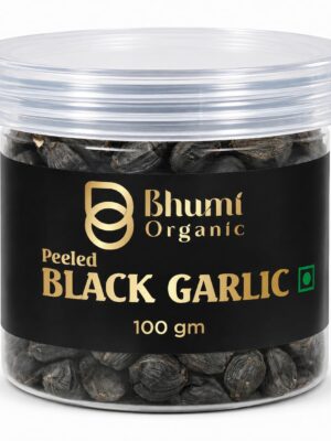 Bhumi Organic Fermented Black Garlic | 100 GM | Aged Superfood for Heart & Immunity
