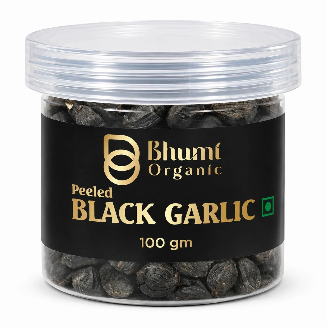 Bhumi Organic Fermented Black Garlic | 100 GM | Aged Superfood for Heart & Immunity